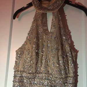 Goddes Beaded Prom Dress